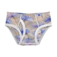thumbnail image 1 of Boys cotton triangle briefs safety standard comfortable and breathable children's underwear Elegant Blue-purple Cornflowers, 1 of 7