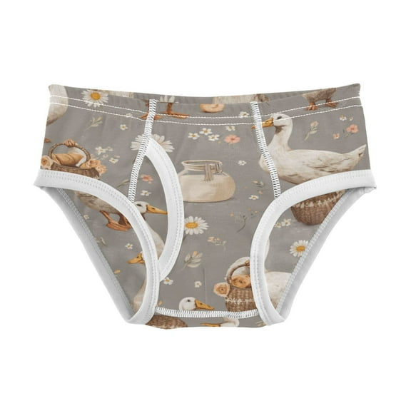 Boys cotton triangle briefs safety standard comfortable and breathable children's underwear Geese and Ducks