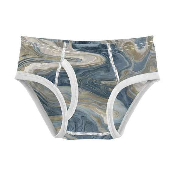 Boys cotton triangle briefs safety standard comfortable and breathable children's underwear Gray Swirling Water