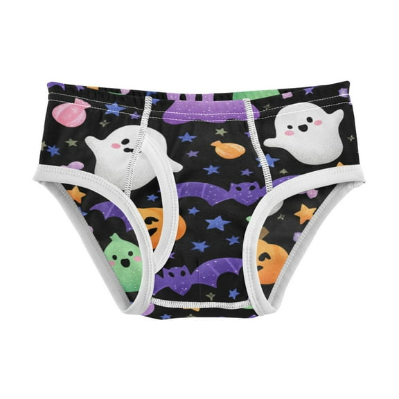 Boys cotton triangle briefs safety standard comfortable and breathable children's underwear Various Ghost Shapes