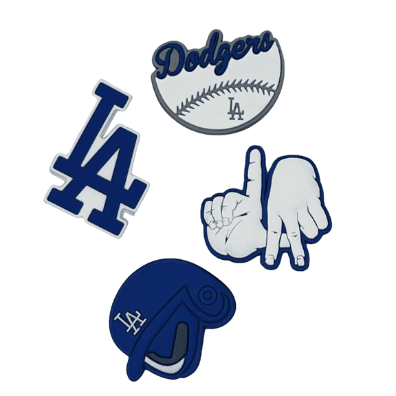 Boys in Blue Dodgers Decorative Charms for Clogs, Bracelets, Purses, DIY Crafts #1