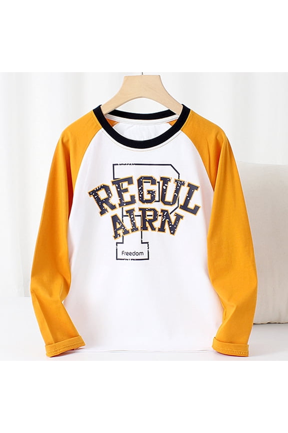 Boys hoodies Game Day Sweatshirt Crewneck Sweatshirts Lounge Casual Fall Pullover Long Sleeve Top Cute Pattern Print Long Sleeve Graphic Top