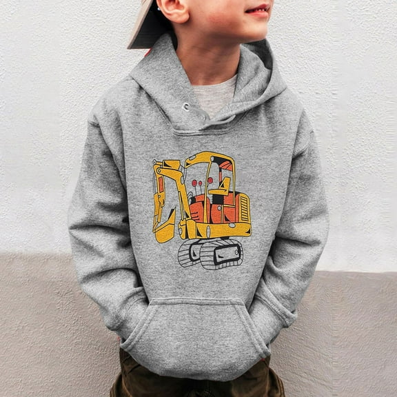Boys Clothes Heated Sweatshirt Hoodies&nbsp;for Teens Wearable Casual Long Sleeve Hoodies Cute Pattern Print