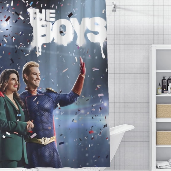 The Boys-theme Bathroom Shower Curtain Home Decor,Bath Curtains Durable Waterproof Bath Curtain , Adluts Girls Boys Bathroom Decor House Gifts 60x71inch150cmX180cm