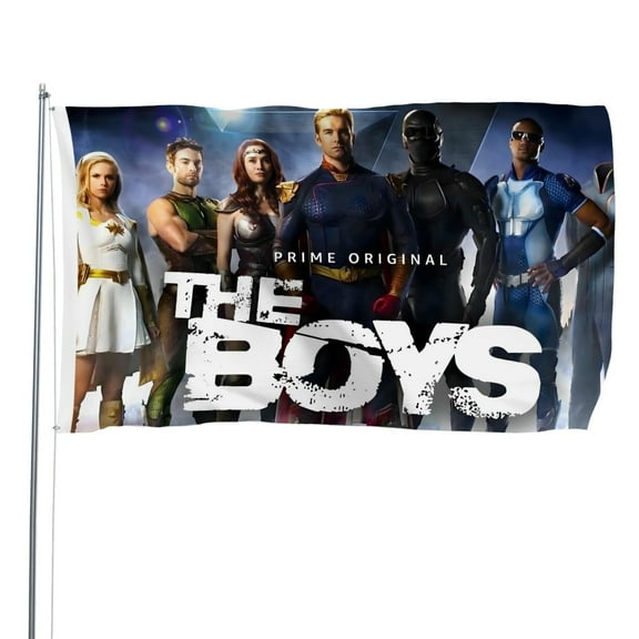 The Boys-themed Printed Flag Perfect gift for fans, friends, and family members, and suitable for indoor and outdoor activities, party decorations.48"x71" (120cm180cm)