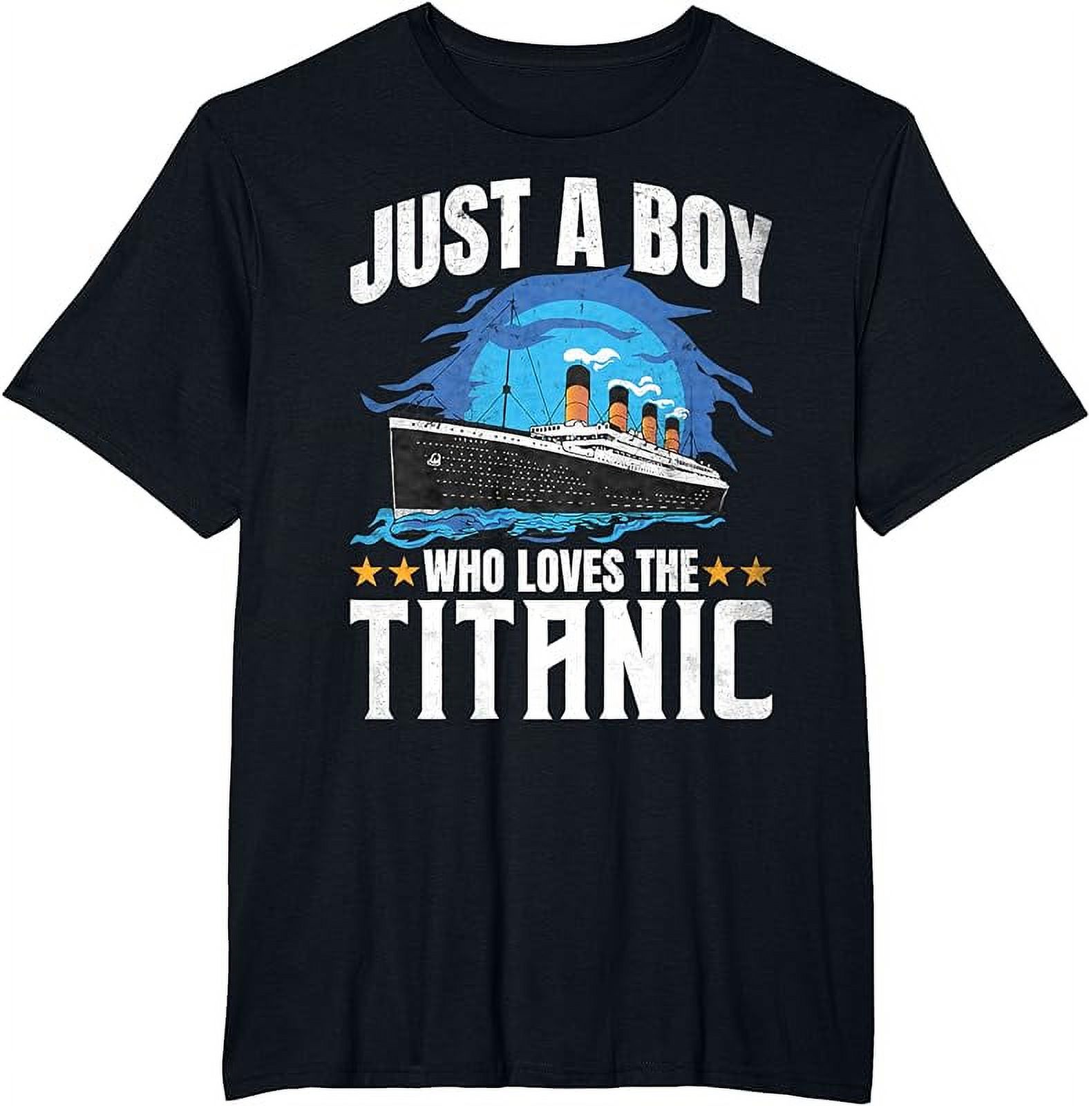 Boys who just love the RMS Titanic TShirt Leisure classic