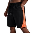 thumbnail image 1 of Boyscolos Athletic Shorts for Men Quick Dry Elastic Drawstring Bermuda Gym Shorts Hiking Summer Workout Pants with Pockets Saffron M, 1 of 5