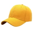 thumbnail image 1 of Boyscolos Baseball Cap Adjustable Size for Running Workouts and Outdoor Activities All Seasons Comfortable and Breathable Yellow One Size, 1 of 6