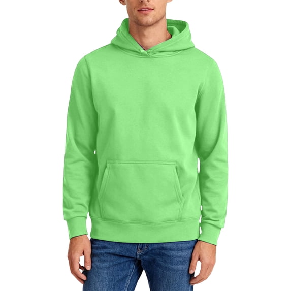 Boyscolos Mens Sweatshirt Basic Hooded Pullover Hoodies Unisex Men Fall Casual Fitness Long Sleeve Athletic Hoody with Pocket Green XL
