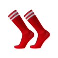 thumbnail image 1 of Boyscolos Soccer Socks Color Stretchy Compression Knee High Tube Socks Football Athletic Socks for Men Women Teens Red One Size, 1 of 2