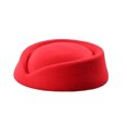 thumbnail image 1 of Boyscolos Stylish Flight Attendant Hat Vintage Stewardess Cap for Women Elegant Winter Fashion Accessory Winter Red One Size, 1 of 3