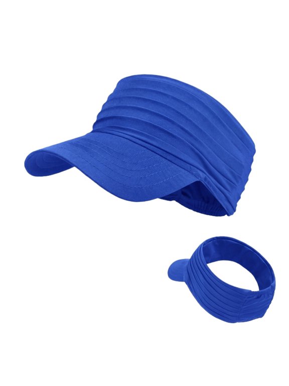 Unisex Hats Outdoor Sport Summer Sun Visor Adjustable Empty Top Baseball Cap,Sun Hat for Women and Men F one size