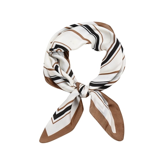Boyscolos Women Plaid Satin Bandana Scarf Classic Houndstooth Square Neckerchief Lightweight Silk Feel Neck Scarf Decoration B One Size
