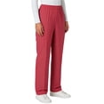 thumbnail image 1 of Boyscolos Women's Stretch Scrub Pants Mid Rise Pull On Workwear Cargo Pocket Full Elastic Waist Medical Uniform Comfortable, 1 of 3