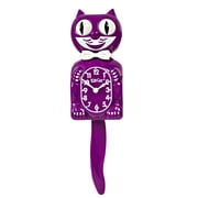 Boysenberry Gentleman Kit Cat Clock 15.5" Purple Made in the USA Official Kit-Cat Klock