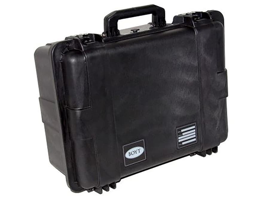 Boyt H20 Deep Pistol Hard Case with Solid Foam Inserts 20" Black