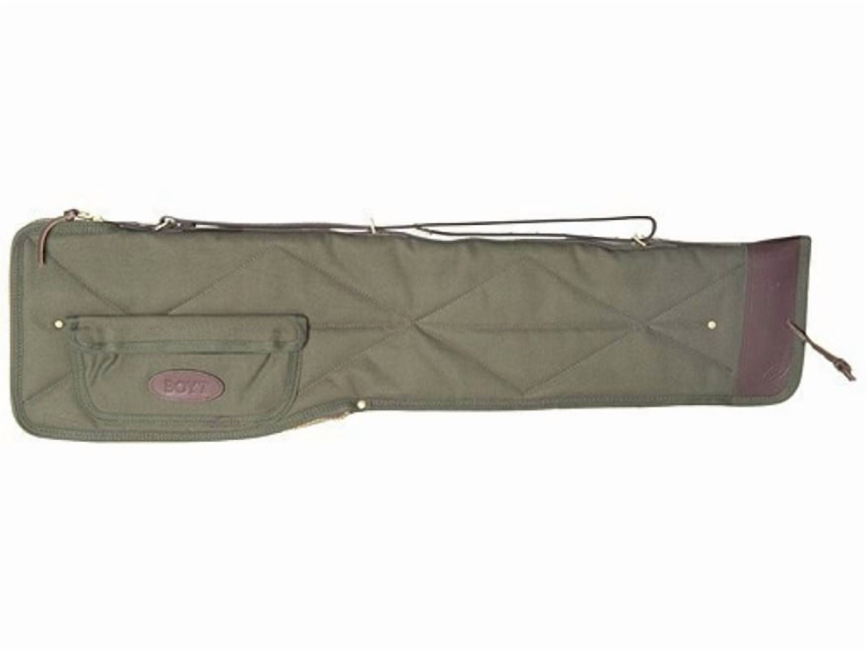 Boyt Takedown Shotgun Case with Pocket 34" Canvas Green