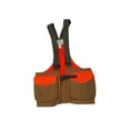 thumbnail image 1 of Boyt Harness Waxed Cotton Strap Vest with Mesh Back, Orange/Khaki, XL/2XL, 1 of 2