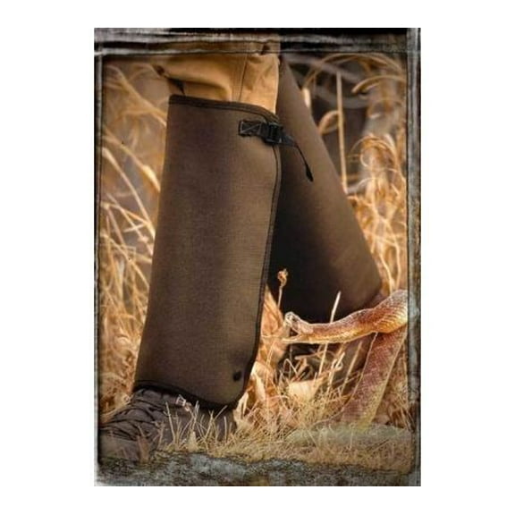 Boyt Snake Chaps 9000/BR/REG Rattler Snake Gaiters Brown Regular