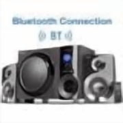 Boytone BT-225FB Wireless Bluetooth Stereo Audio Speaker Bookshelf System, Powerful Bass, Treble, Clear Sound, FM Radio, USB/SD/RCA Input, Output, for Phones, Laptops, DVD Player, 60W