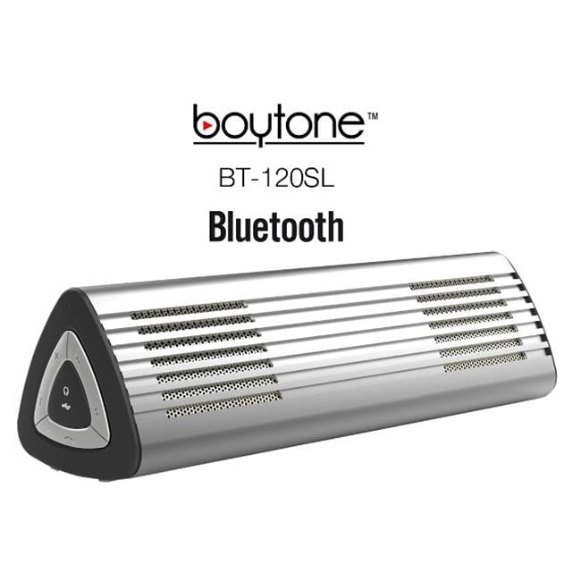 Boytone  Ultra-Portable Wireless Bluetooth Speaker - Arctic Silver