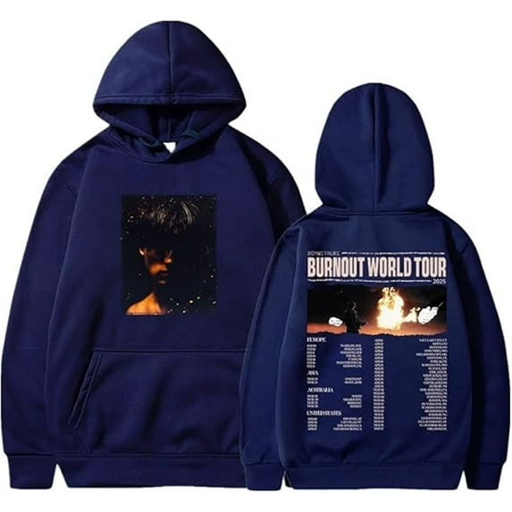 Boywithuke Burnout Tour 2025 Hoodie Fashion Casual Sweatshirts Men's And Women's Streetwear