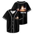 Boywithuke Burnout Tour 2025 Merch Baseball Jersey VNeck Shirt Women Men Short Sleeve