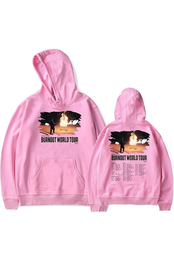Boywithuke Burnout Tour 2025 Merch Hoodies Women Men Long Sleeve Sweatshirt Fashion Clothes