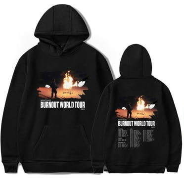 Boywithuke Burnout World Tour 2025 Hoodie Merch Men/Women Unisex Long Sleeve Sweatshirt Pullover Streetwear