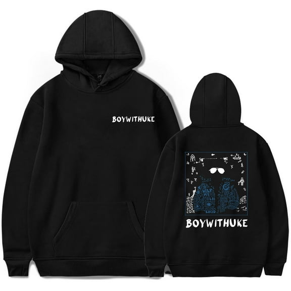 Boywithuke Hoodie Logo Print Merch For Men/Women Unisex Winter Long Sleeve Sweatshirt Pullover Hooded Streetwear