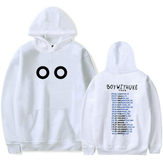 Boywithuke Hoodie Pocket Long Sleeve Drawstring Hoodie Streetwear