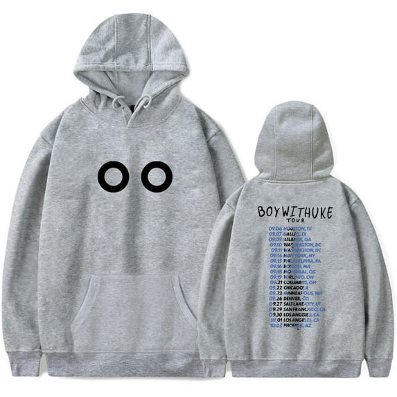 Boywithuke Hoodie Pocket Long Sleeve Drawstring Hoodie Streetwear
