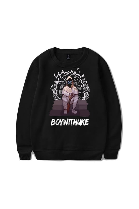 Boywithuke Long Sleeve Crewneck Sweatshirt Merch For Men/Women Unsiex Winter Fashion Streetwear