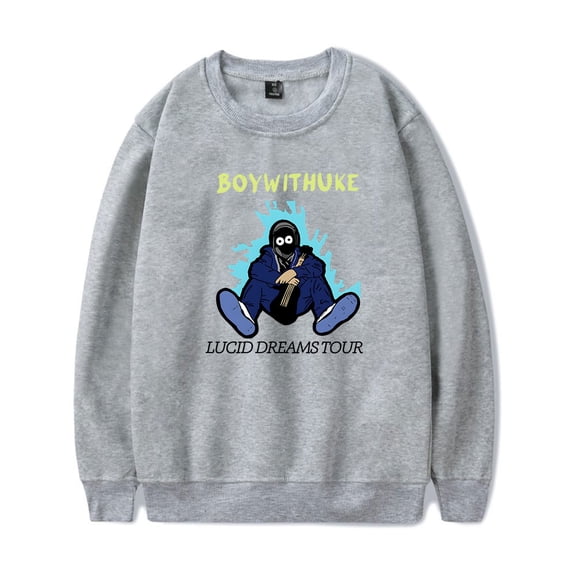 Boywithuke Long Sleeve Crewneck Sweatshirt Merch Men/Women Unsiex Winter Fashion Hiphop Streetwear