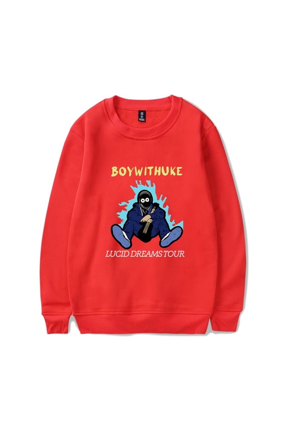 Boywithuke Long Sleeve Crewneck Sweatshirt Merch Men/Women Unsiex Winter Fashion Hiphop Streetwear
