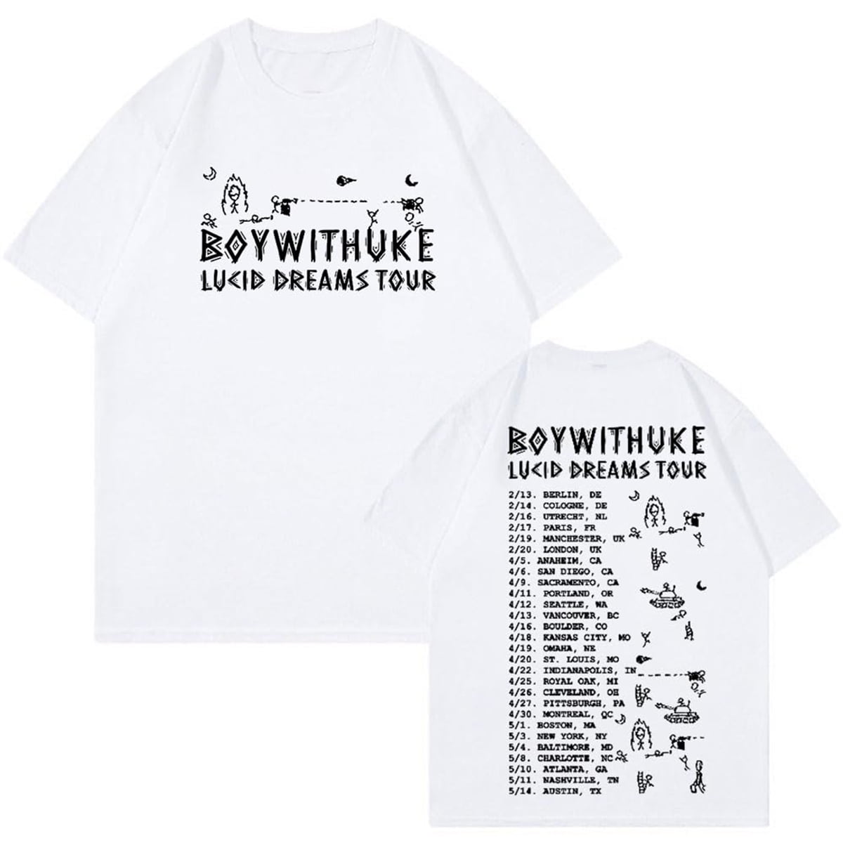 トップス DREAMIN'BOI TOUR TEE (WHITE) DBI Tour Merchandise🦜🌏 ▪︎Lineup of products ・DREAMIN