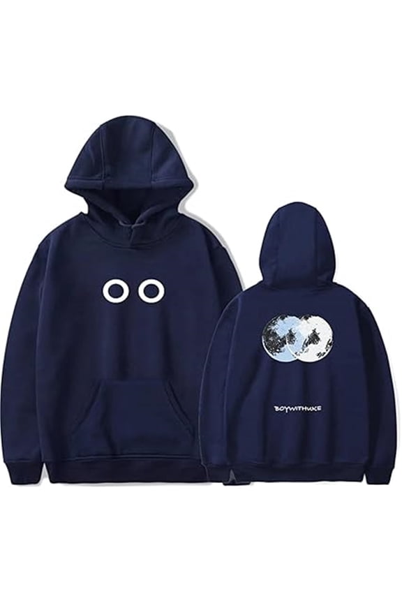 Boywithuke Merch Album Logo Hoodie Unisex Drawstring Pocket Casual Sweatshirt Stylish Pullover