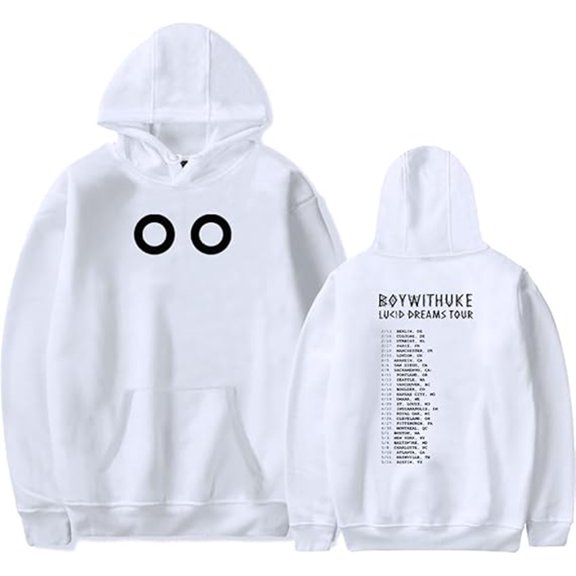 Boywithuke Merch Hoodie Hooded Sweatshirt Long Sleeve Boywithuke Tour Tracksuit Tracksuit New Pullover