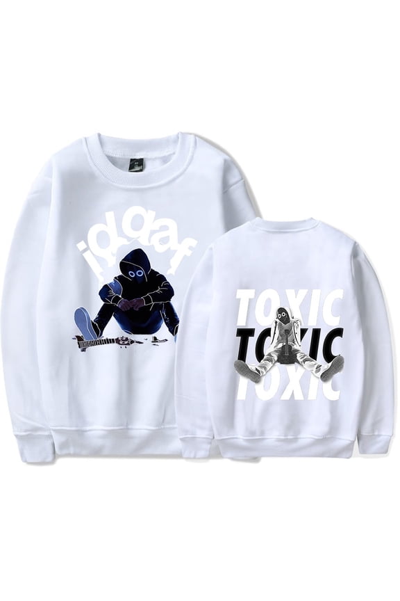 Boywithuke Merch Hoodies Toxic Hoodie Idgaf Pullovers Women Men Creneck Sweatshirts Long Sleeve