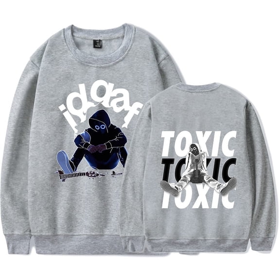 Boywithuke Merch Hoodies Toxic Hoodie Idgaf Pullovers Women Men Creneck Sweatshirts Long Sleeve