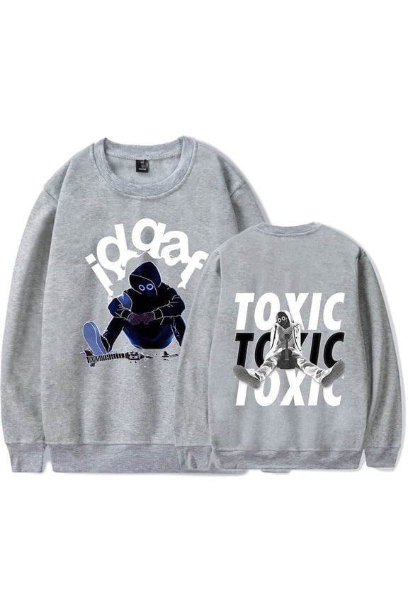 Boywithuke Merch Hoodies Toxic Hoodie Idgaf Pullovers Women Men Creneck Sweatshirts Long Sleeve