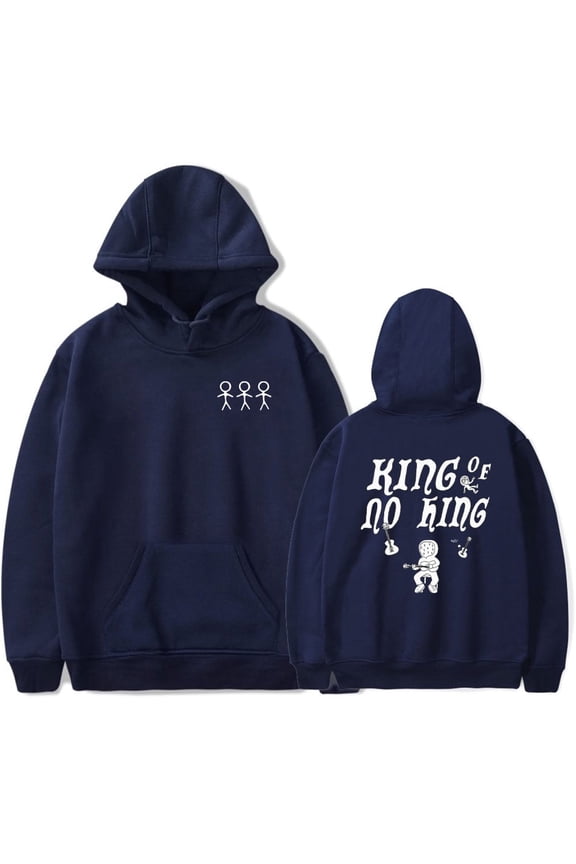 Boywithuke Merch King Of Nothing Hoodie Casual Sweatshirt Men And Women Hip Hop Casual Wear
