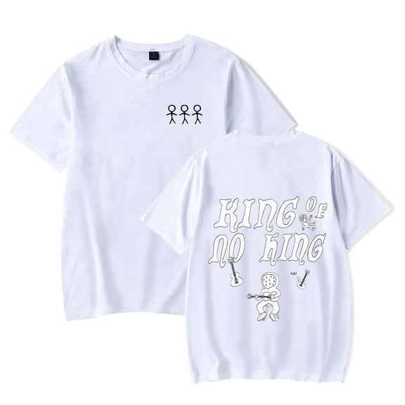 Boywithuke Merch King Of Nothing T-shirt Fashion Classic Short Sleeves Men And Women Hip-hop Wear