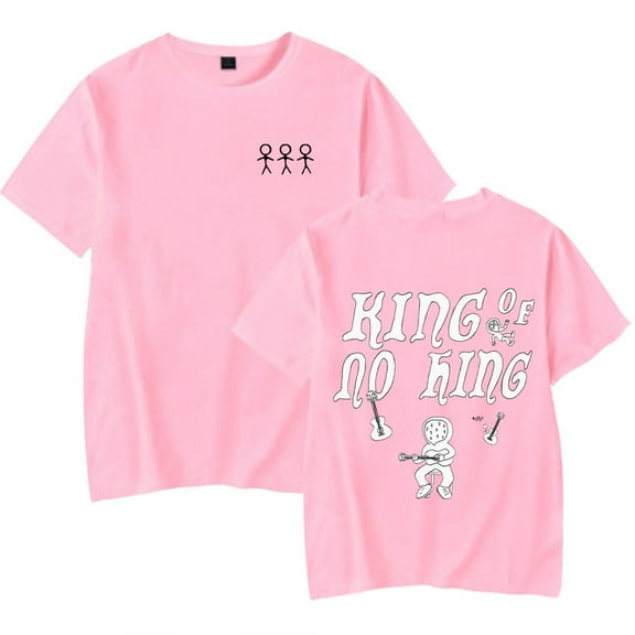 Boywithuke Merch King Of Nothing T-shirt Fashion Classic Short Sleeves Men And Women Hip-hop Wear