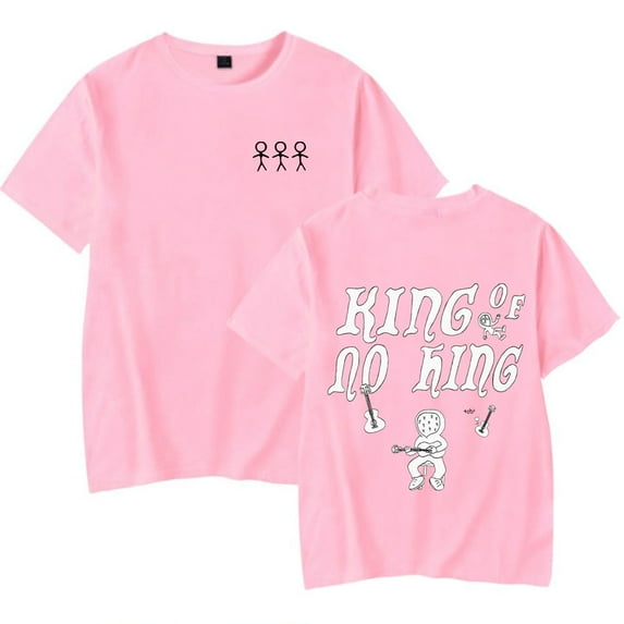 Boywithuke Merch King Of Nothing T-shirt Fashion Classic Short Sleeves Men And Women Hip-hop Wear