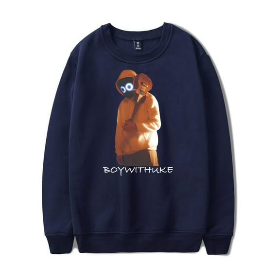 Boywithuke Merch Long Sleeve Crewneck Sweatshirt For Men/Women Unsiex Winter Fashion Hiphop Streetwear