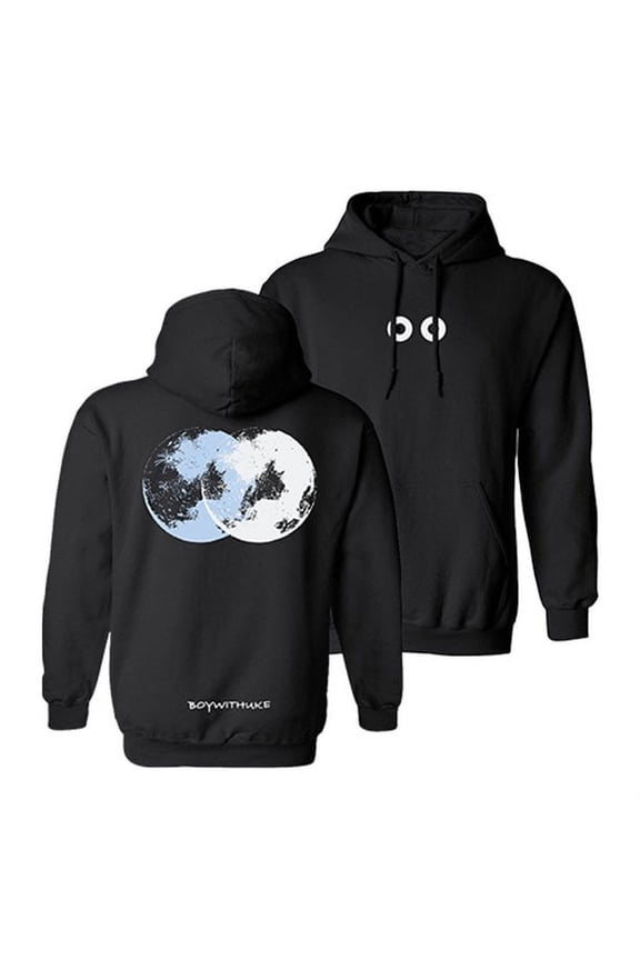 Boywithuke Moon Black Merch Pullover New Logo Hoodies MenWomen Casual Sweatshirt