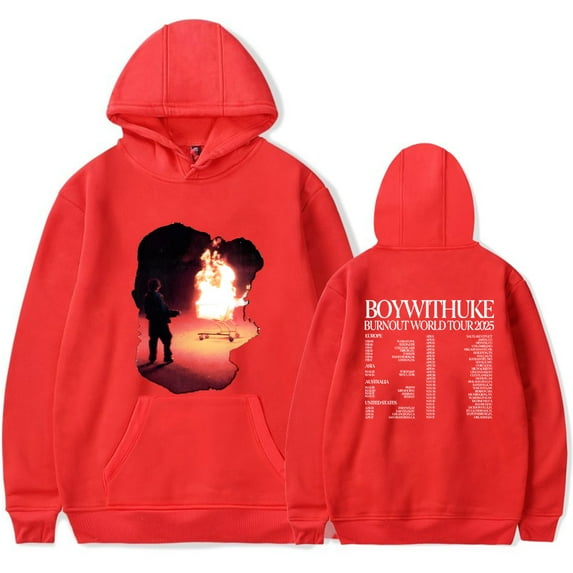 Boywithuke Tour 2025 Hoodie Merch For Men/Women Unisex Winter Long Sleeve Sweatshirt Pullover Hooded Streetwear