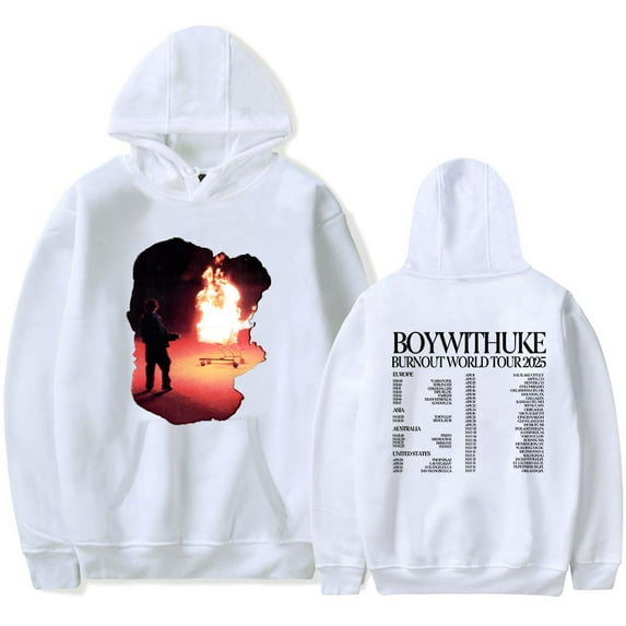 Boywithuke Tour 2025 Hoodie Merch For Men/Women Unisex Winter Long Sleeve Sweatshirt Pullover Hooded Streetwear