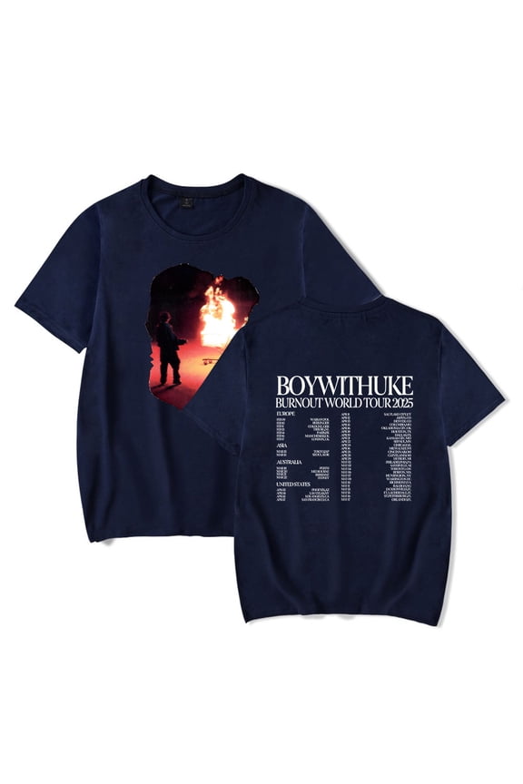 Boywithuke Tour 2025 T-Shirt Merch For Women/Men Unisex Summer Short Sleeve Tshirt Tee Cosplay Clothes Streetwear